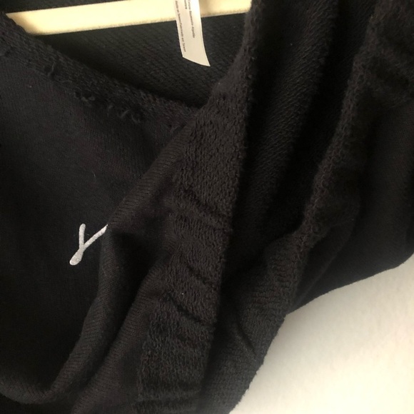 Free People FP Movement Gym Cropped Stay Cool Sweatshirt in Black L - Picture 5 of 8